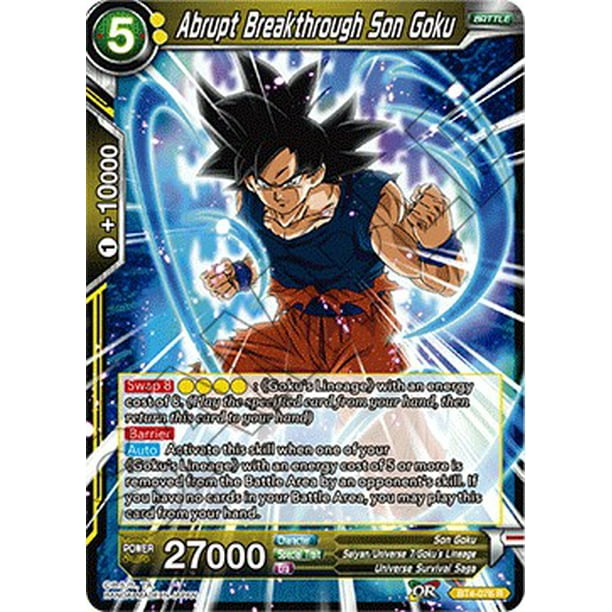 DRAGON BALL SUPER GOKU'S LINEAGE DECK 2 w/ Son Goku/Discovered Son Goku/+++ DRAGON BALL SUPER GOKU'S LINEAGE DECK 2 w/ Son Goku/Discovered Son Goku/+++